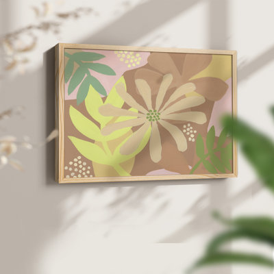 Fleurs neutres II - reproduction encadrée - réaménageable