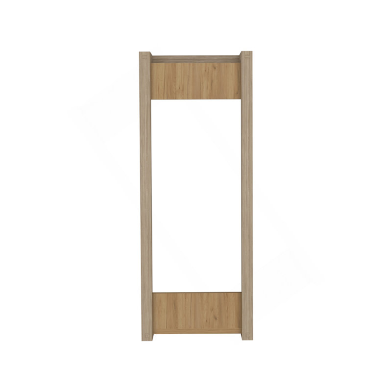 Porte-serviettes mural avec tablette et barre de suspension Arlington, chêne naturel