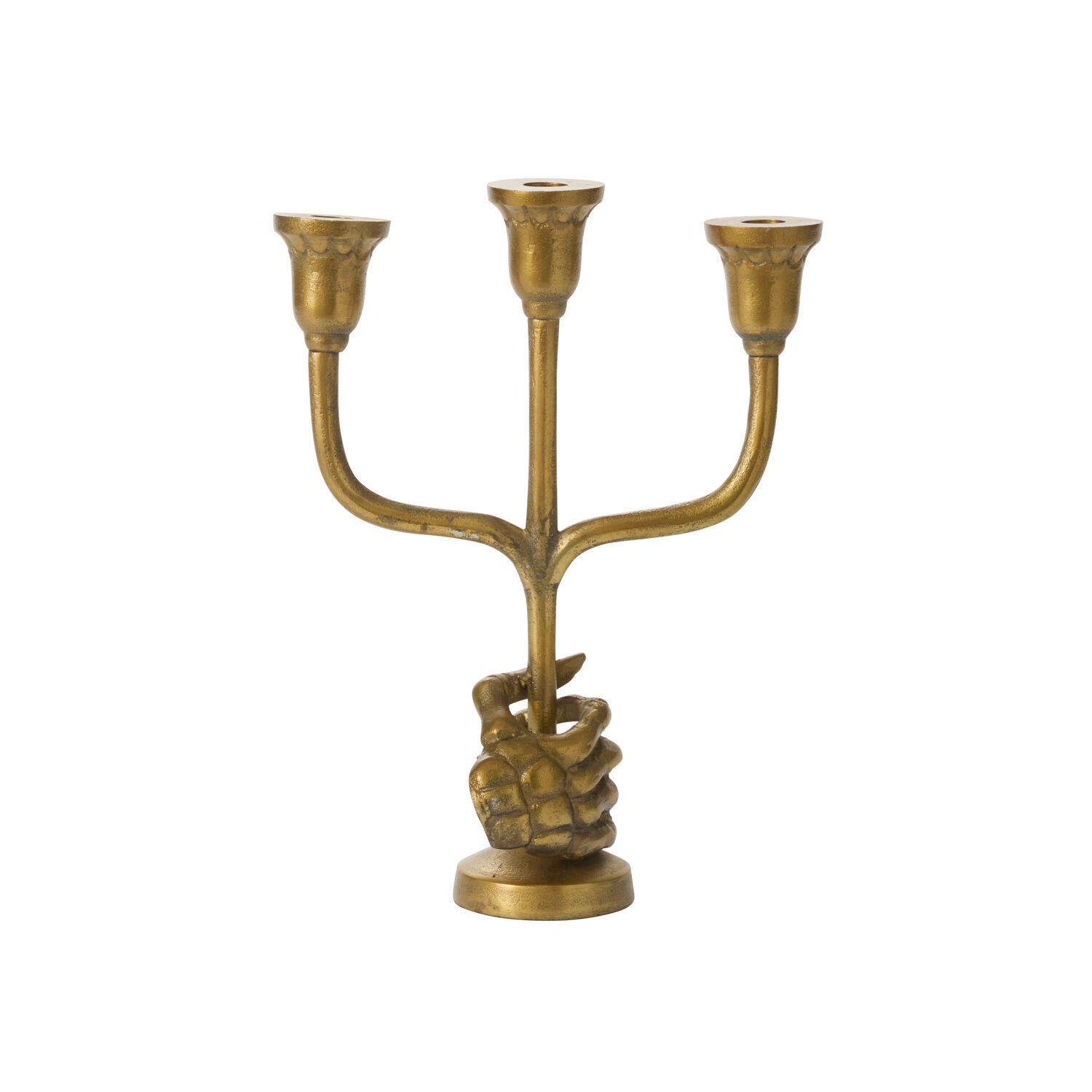 Skeleton Candelabra 10.5"x 4"x 14.25"