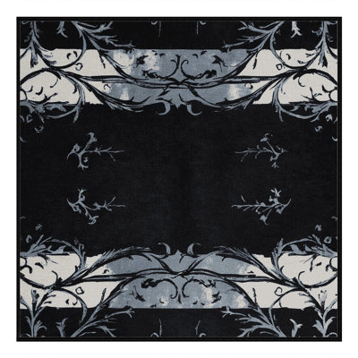 Tapis de jardin gris anthracite