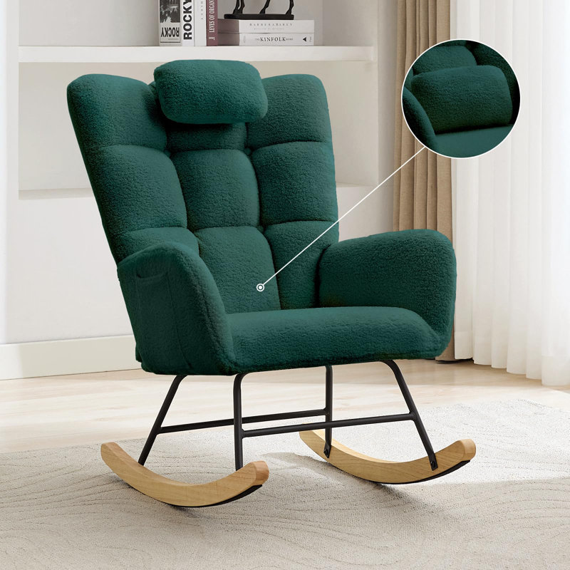 Fauteuil berçant et oscillant Teddy