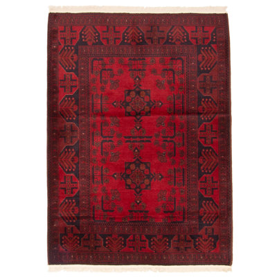 Finest Khal Mohammadi Red Rug 3'6" x 4'10"