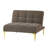 Terresia Upholstered Fabric Convertible Chair with Ottoman-1524082444