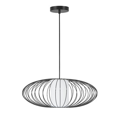 Luminaire suspendu géométrique unique à 1 lumière Adelheide
