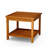 Longs Peak Eucalyptus 2-Shelf Side Table, Espresso