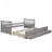 Modern Style Daybed With Trundle And Drawers-880450570