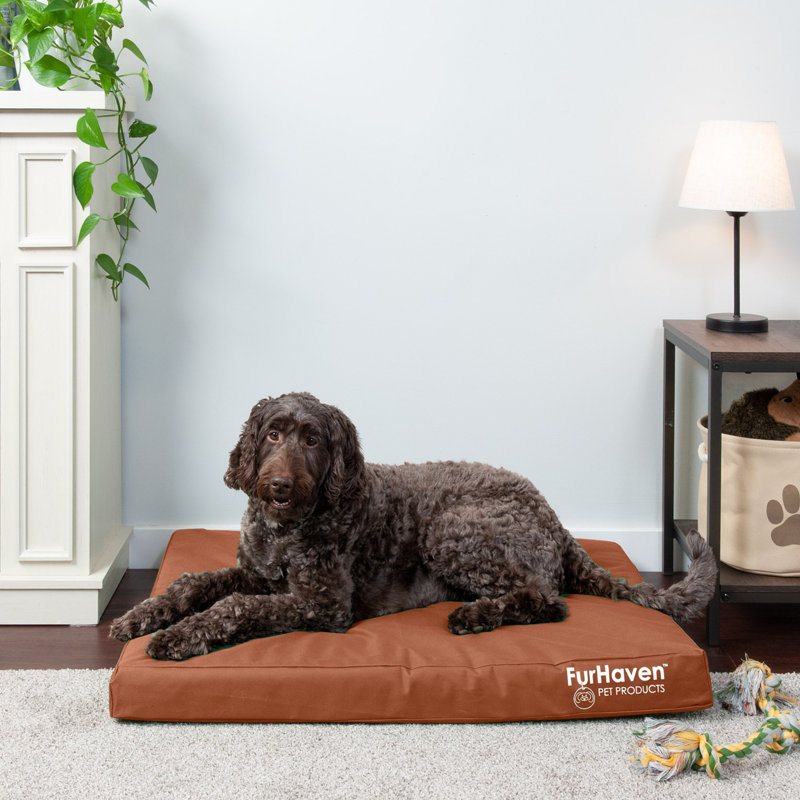 Large Chestnut Orthopedic Waterproof Outdoor Pet Bed