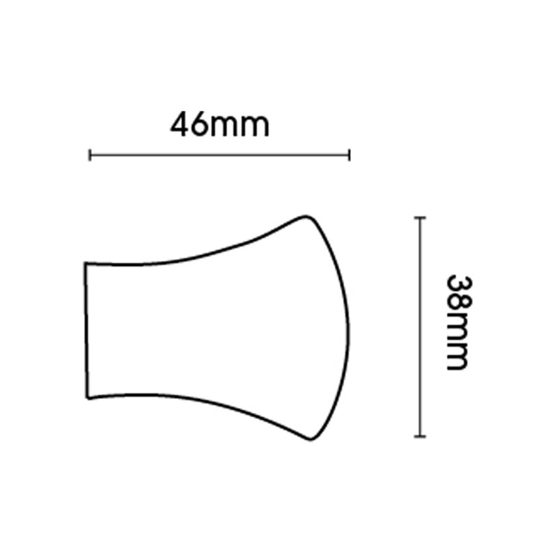 Single Curtain Pole, Chrome, 180cm W