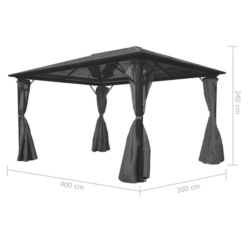 4m x 3m Aluminium Party Tent