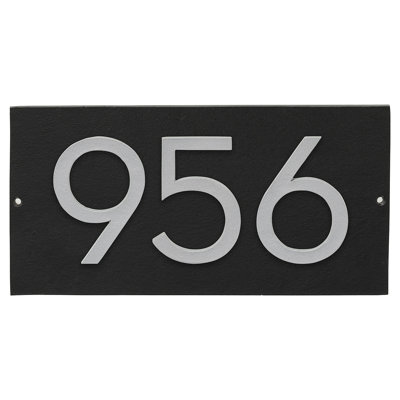 Floating 1-Line Wall Address Plaque