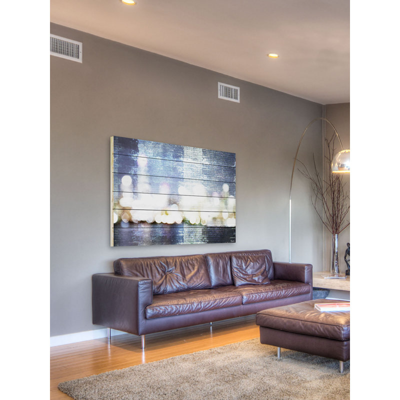 City Scape par Parvez Taj - reproduction de photo sur bois, H 8 po x l 12 po x P 1,5 po