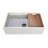 Cape 33'' L Farmhouse / Apron Single Bowl Fireclay Kitchen Sink-78997219