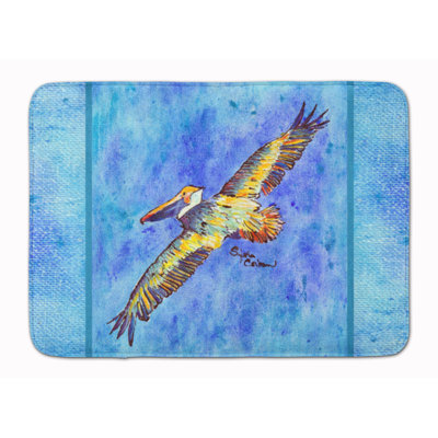 Tapis pour salle de bain en mousse à mémoire de forme pelican