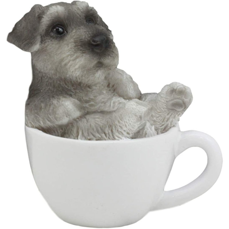 Karishama - Mini adorable tasse à thé pour chien Schnauzer