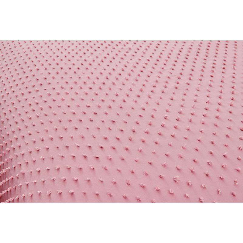 Spence Polyester Solid Colour Duvet Cover with Pillowcases Included, Super King, Pink