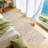 Vintage Floral Area Rug Washable Non Slip Low Pile Carpet Mark Resistant Soft Collapsible Vintage Accent Throw Rug Living Room Bedroom Dining Room Office Home Decor-604182601-604182605