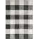 Vasag Plaid Power Loom Performance Black/ Gray/ White Rug