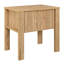 Table de bout / table de chevet à 1 tiroir en bois Abordale, naturel