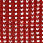 Coussin 18 "en tricot rouge et blanc avec pompons-119978869-119978870