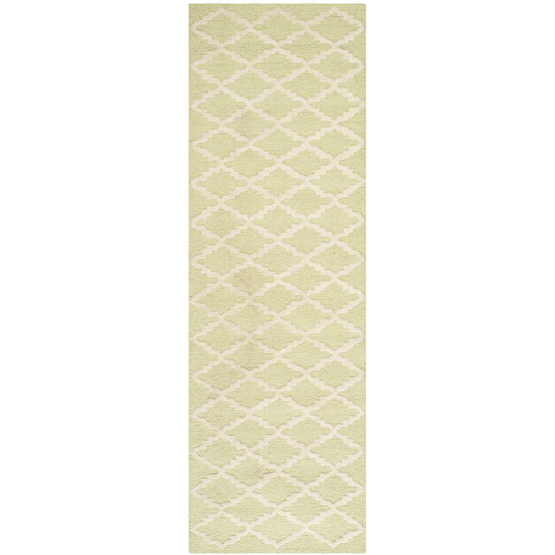 Ilion Cambridge Hand Tufted Wool Geometric Rug, Runner 2'6" x 8'