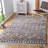 Conklin Fringe Shag Performance Southwestern Rug-1175526155
