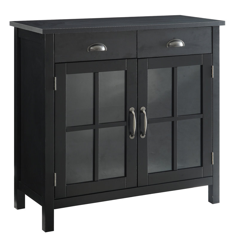 Omolana Accent Cabinet, Black