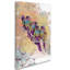 «Purple Parrots», impression sur toile tendue-31453819