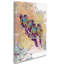 «Purple Parrots», impression sur toile tendue-31453820
