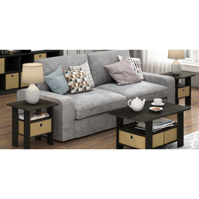 Joseph Side Table Nightstand with Bin Drawer, 2 per set