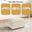 Canapé rembourré 80,31 po en chenille confortable avec repose-pieds Cloud-883632539