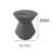Patio Table Outdoor Corner Table, Faux Terrazzo