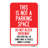 This Is Not A Parking Space, Do Not Block Driveway, Violators Towed Away At Vehicle Owner Expense/22812-57160990