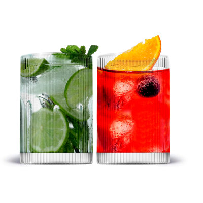 Vintage Straight Line Tumbler - 12oz