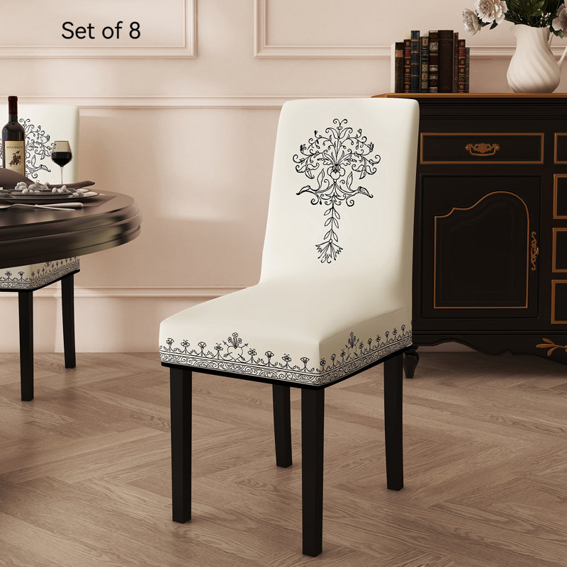 Housse pour chaise de salle à manger en polyester