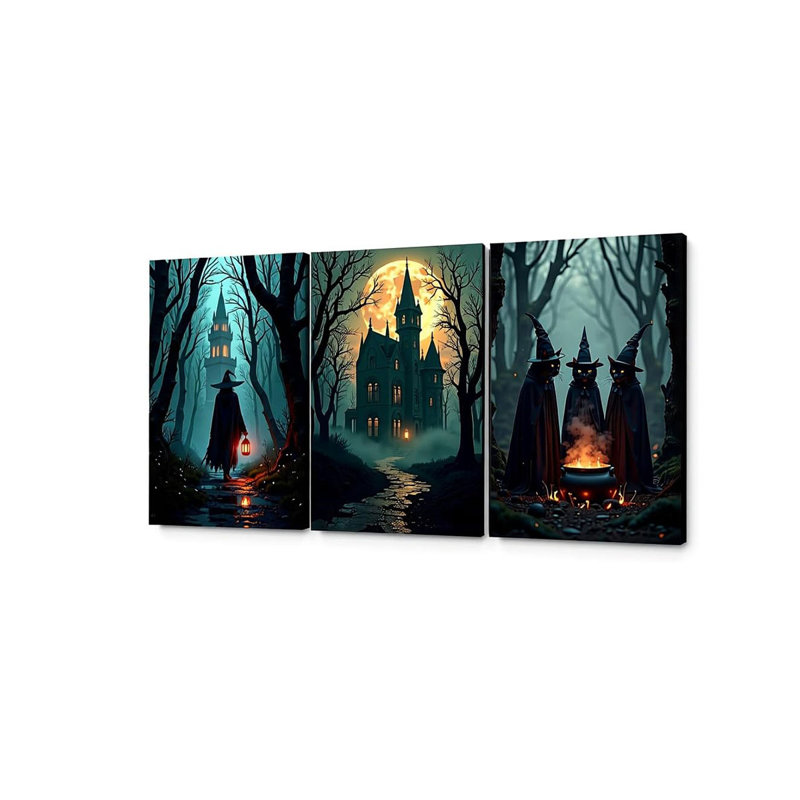 3 Piece Wrapped Canvas Print