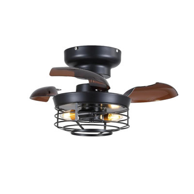 Alhassan 28'' Ceiling Fan with Light Kit