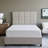 Upholstered Adjustable Height 47.51" - 59.45" Modern Headoard with Rectagle Tufting, Oat, King-684152142-684152131