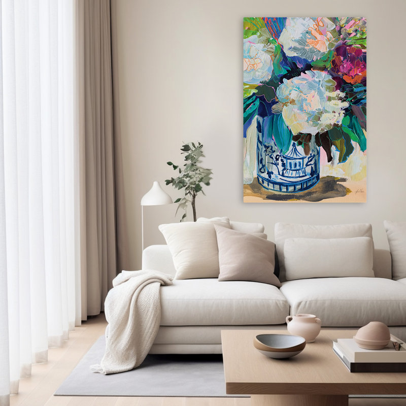 Contemporain et BCBG August Bloom, H 60 po x l 40 po