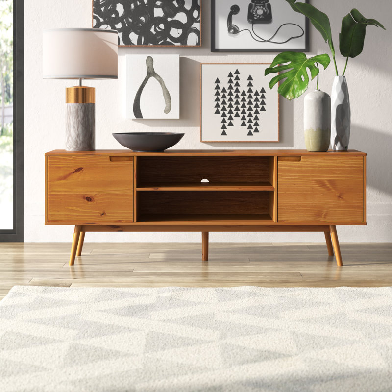 Griffing 70" Solid Wood TV Stand for 75" TVs