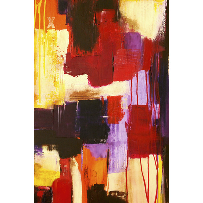 Raspberry Beret I, 46cm H x 30cm W x 3.8cm D
