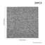 50cm W x 50cm L Textured Cut And Loop Polypropylene Plastic Carpet Tile