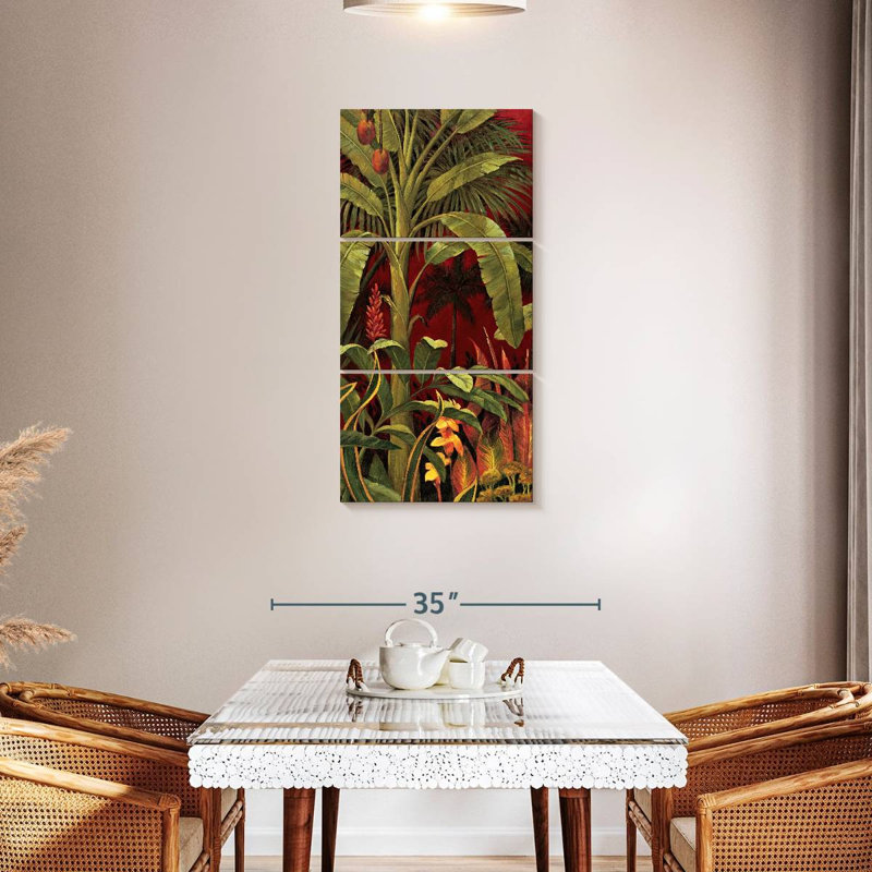 Bali Garden I, 44" H x 21" W