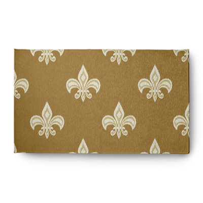 Chenille Damask Indoor Rug