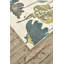 Tapis floral beige / brun / bleu Auden-2141576828