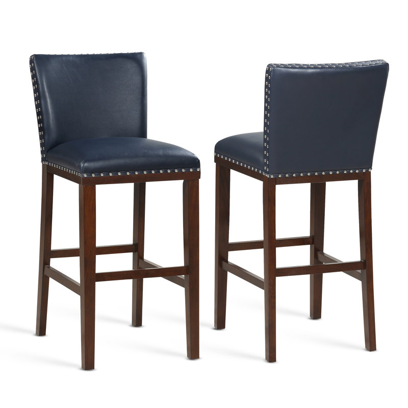 Tabouret Arkadian, Bleu marine, Tabouret de bar (siège d'une hauteur de 30 po)