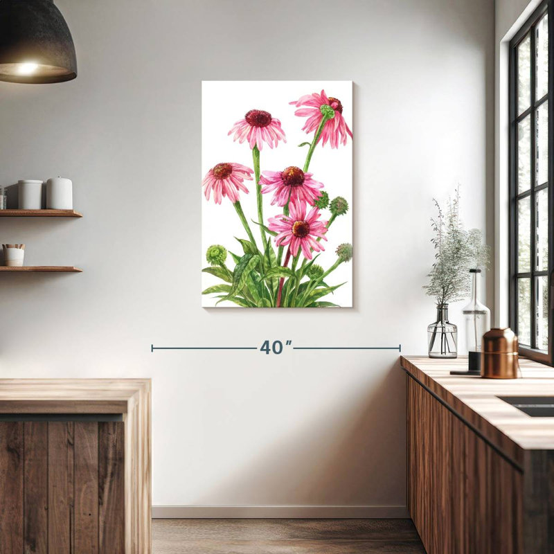 Harnek Echinacea Flower Cluster, 36" H x 24" W