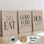 «Food Quote», impression sur toile 3 pièces pour une ambiance chaleureuse-714456630