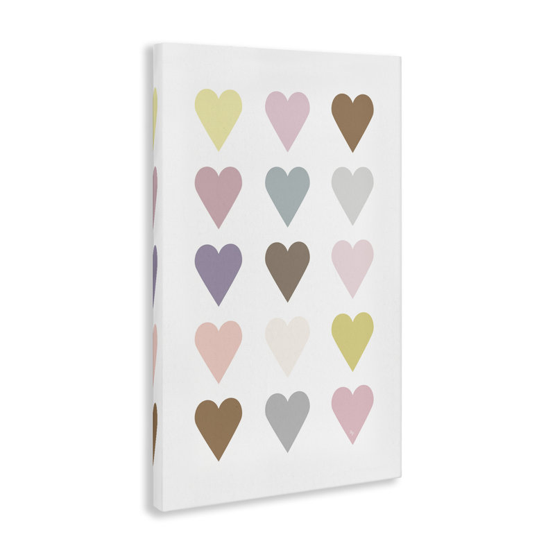 «Soft Soft Pastel Hearts» par Martina Pavlova, H 24 po x l 16 po