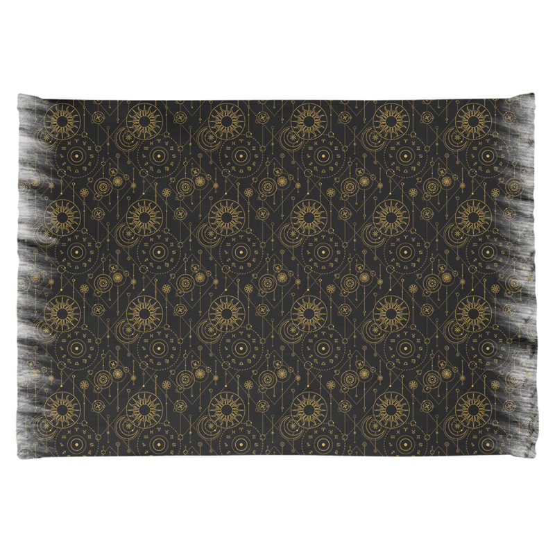 Tapis noir/jaune astrologie Mcguigan, Non