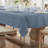 Ramiro Plaid Jacquard Square/Rectangle Tablecloth-119704213-119704202